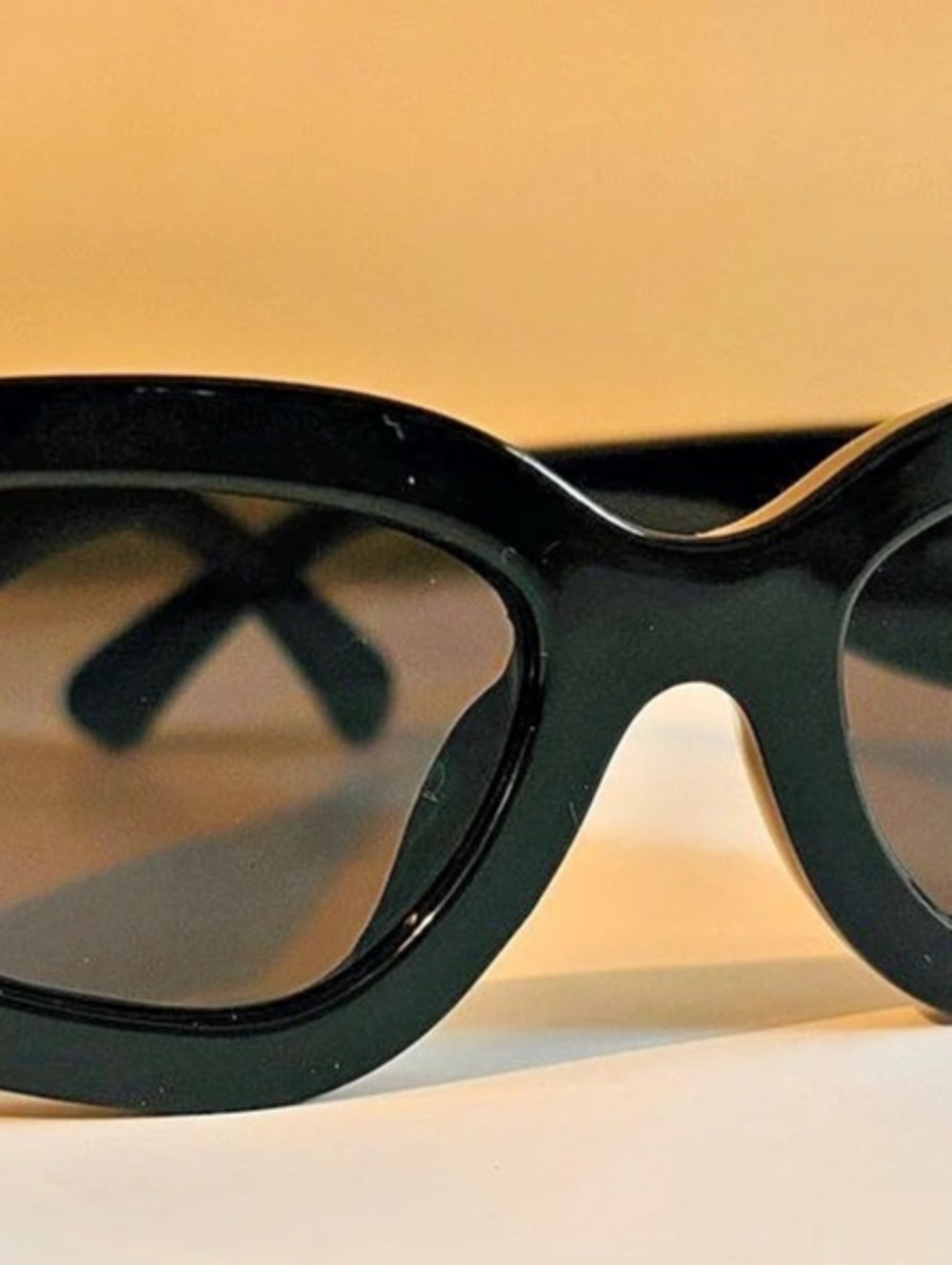 Chanel Cat-Eye Sunglasses 6056 Black Logo